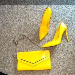 Aldo heels and bag